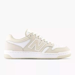 (NWT) New Balance 480 Sneakers- Timberwolf & White